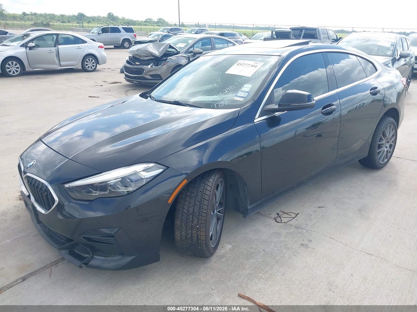 2022 BMW 2er VIN WBA53AK06N7K19797 IAAI salvage auction — RIGHT FRONT, Salvage Title, sold $5,150 on 2026-07-31 (photo 2)