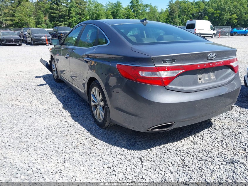 2013 Hyundai Azera VIN KMHFG4JG2DA202813 IAAI salvage auction — FRONT END, Mv-907A (New York), sold $925 on 2026-07-07 (photo 3)