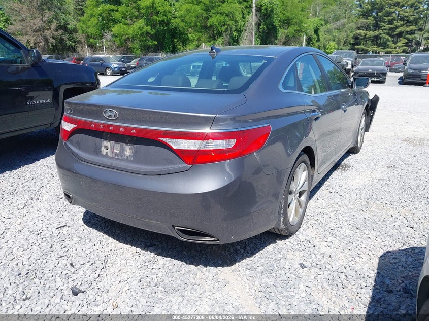 2013 Hyundai Azera VIN KMHFG4JG2DA202813 IAAI salvage auction — FRONT END, Mv-907A (New York), sold $925 on 2026-07-07 (photo 4)