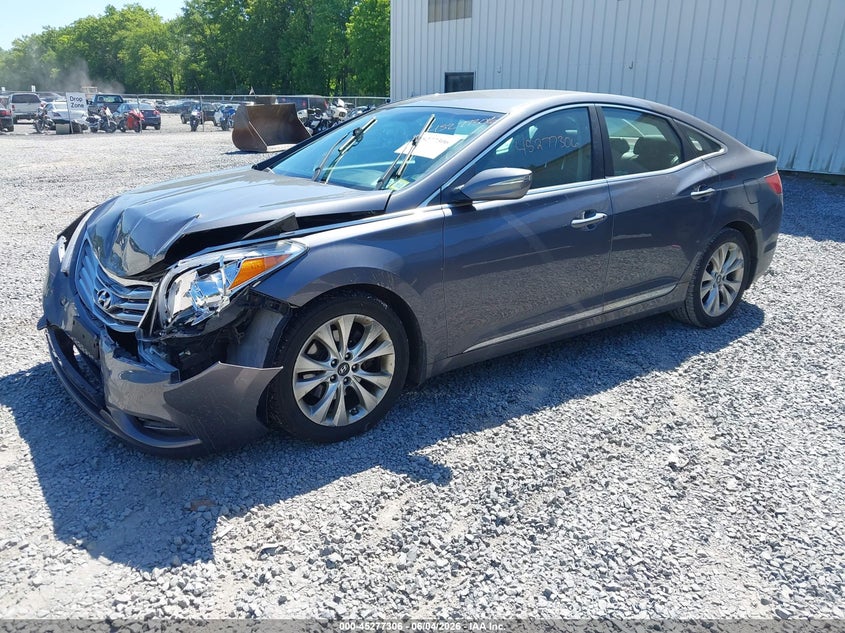 2013 Hyundai Azera VIN KMHFG4JG2DA202813 IAAI salvage auction — FRONT END, Mv-907A (New York), sold $925 on 2026-07-07 (photo 2)
