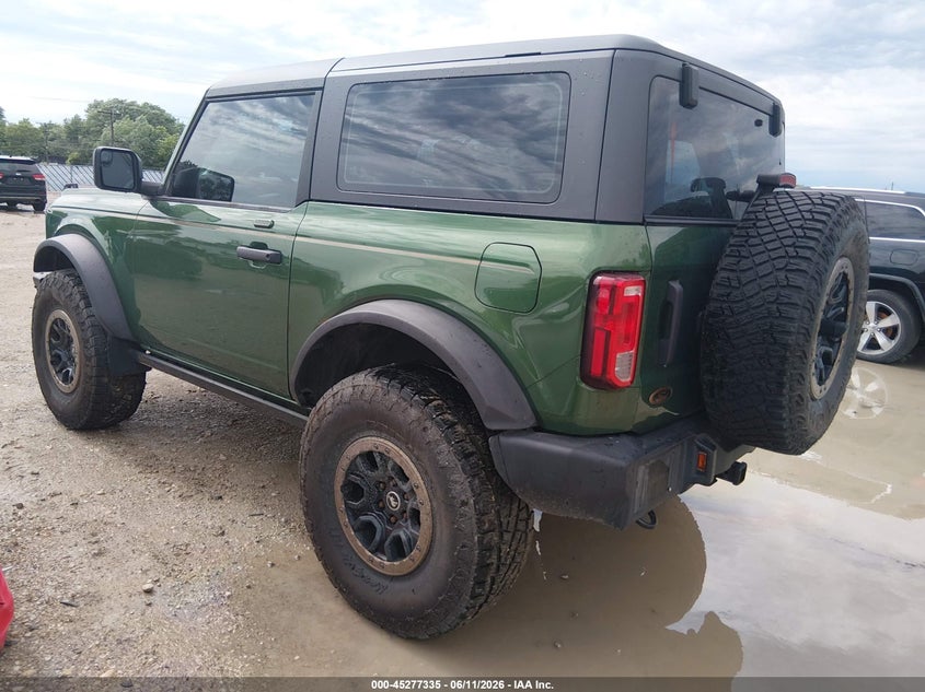 2022 Ford Bronco VIN 1FMDE5CH6NLB67384 IAAI salvage auction — RIGHT FRONT, Salvage Title, sold $12,500 on 2026-07-31 (photo 3)