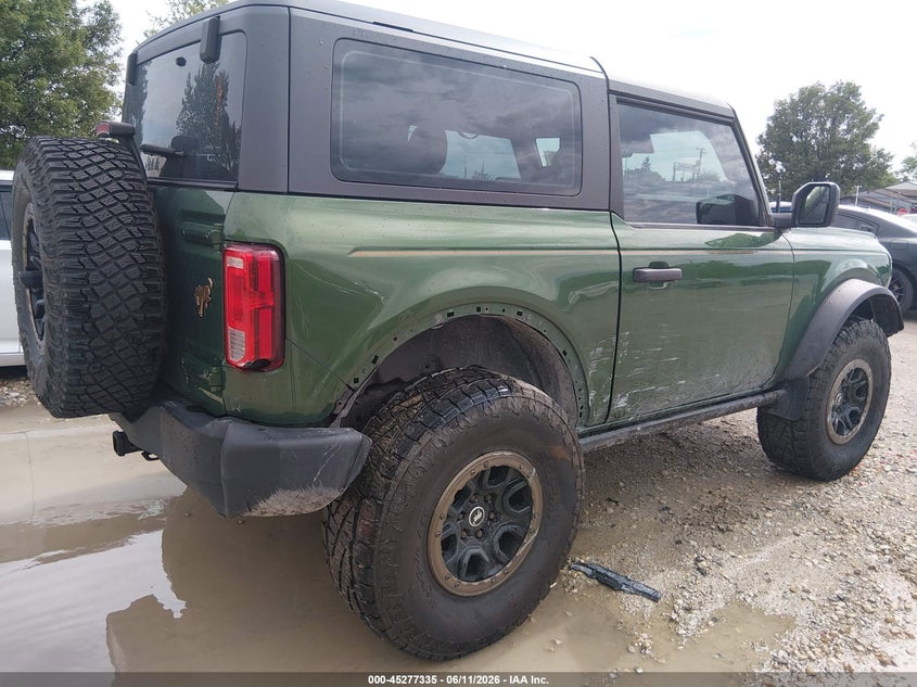 2022 Ford Bronco VIN 1FMDE5CH6NLB67384 IAAI salvage auction — RIGHT FRONT, Salvage Title, sold $12,700 on 2026-07-31 (photo 4)
