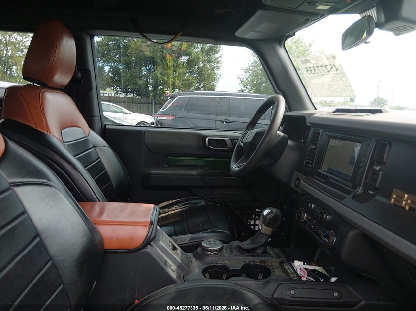 2022 Ford Bronco VIN 1FMDE5CH6NLB67384 IAAI salvage auction — RIGHT FRONT, Salvage Title, sold $12,500 on 2026-07-31 (photo 5)