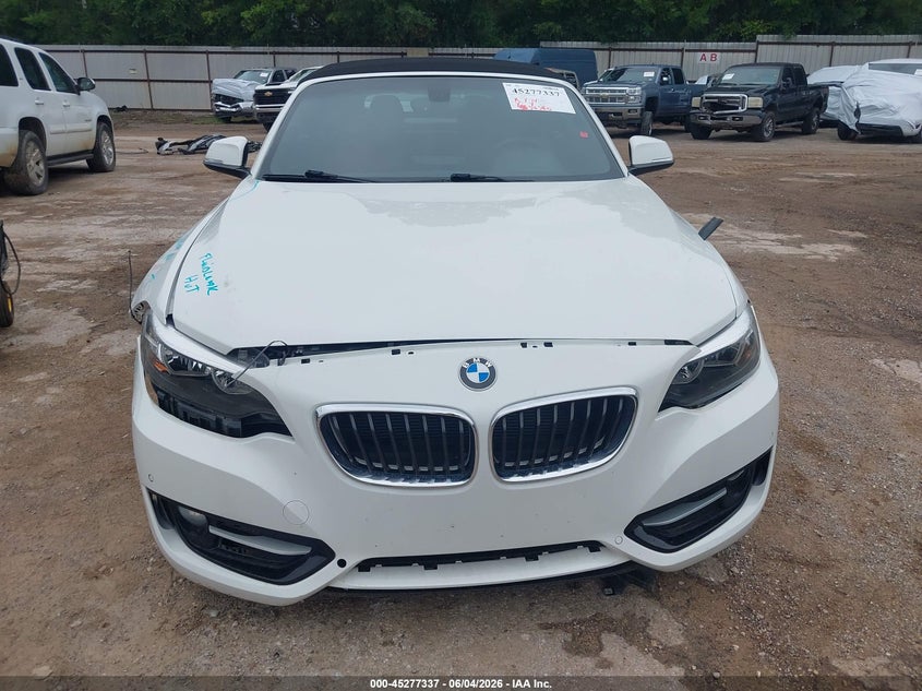 2016 BMW 2er VIN WBA1K9C58GV710557 IAAI salvage auction — FRONT END, Salvage Title, sold $4,300 on 2026-08-20 (photo 6)
