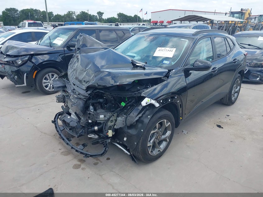 2026 Chevrolet Trax VIN KL77LHEP1TC149401 IAAI salvage auction — FRONT END, Salvage (Texas), sold $125 on 2026-07-28 (photo 2)