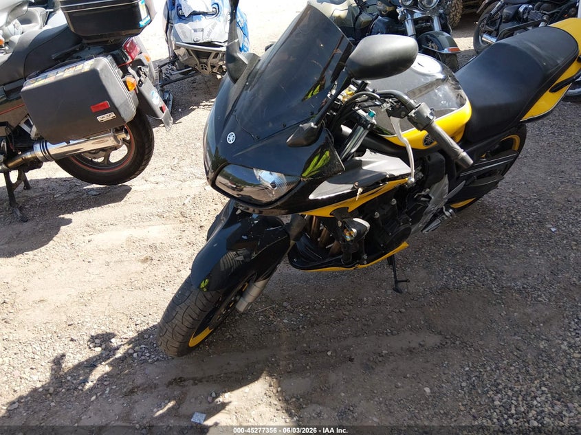 2003 Yamaha Fzs10 VIN JYARN07E73A007581 IAAI salvage auction — LEFT & RIGHT, Junk Bill Of Sale Mv2459 (Wisconsin), sold $400 on 2026-07-22 (photo 2)
