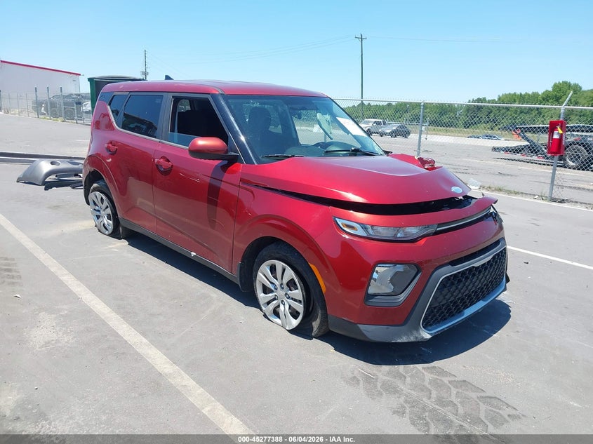 2020 Kia Soul VIN KNDJ23AU5L7080988 IAAI salvage auction — LEFT SIDE, Salvage (Idaho), sold $700 on 2026-07-22 (photo 1)
