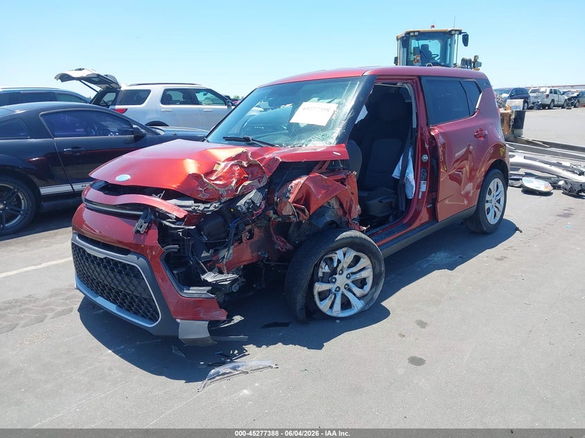 2020 Kia Soul VIN KNDJ23AU5L7080988 IAAI salvage auction — LEFT SIDE, Salvage (Idaho), sold $700 on 2026-07-22 (photo 2)