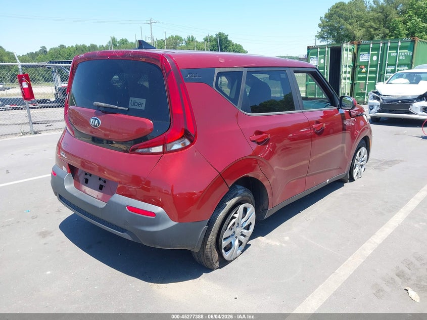 2020 Kia Soul VIN KNDJ23AU5L7080988 IAAI salvage auction — LEFT SIDE, Salvage (Idaho), sold $700 on 2026-07-22 (photo 4)