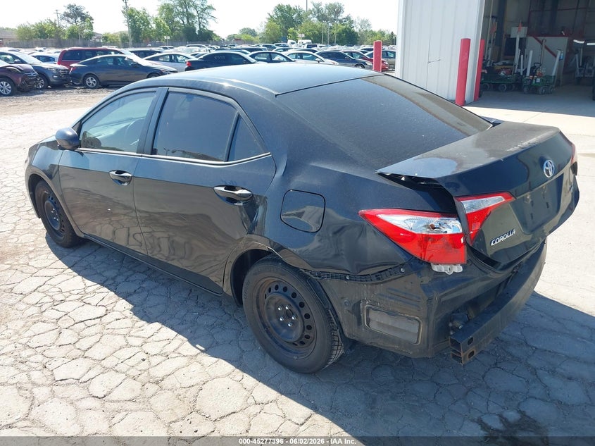 2014 Toyota Corolla VIN 5YFBURHE6EP101607 IAAI salvage auction — REAR END, Salvage Title, sold $1,650 on 2026-07-14 (photo 3)
