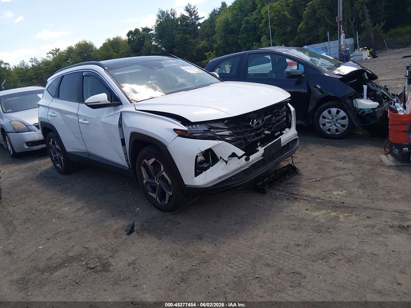 2022 Hyundai Tucson VIN KM8JFCA15NU035642 IAAI salvage auction — FRONT END, Salvage Title, sold $9,100 on 2026-07-11 (photo 1)