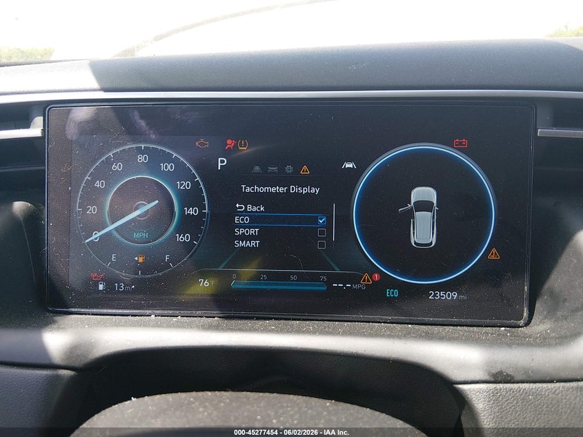 2022 Hyundai Tucson VIN KM8JFCA15NU035642 IAAI salvage auction — FRONT END, Salvage Title, sold $9,100 on 2026-07-11 (photo 7)