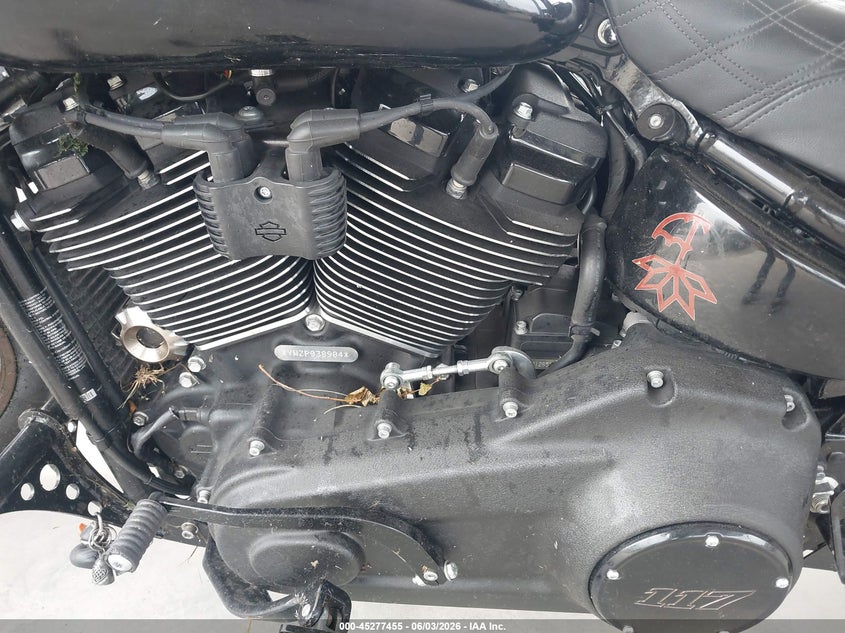 2023 Harley-davidson Low rider VIN 1HD1YWZ10PB038904 IAAI salvage auction — FRONT & REAR, Salvage Title, sold $3,750 on 2026-07-08 (photo 9)