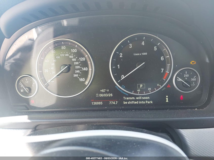 2015 BMW 5er VIN WBAKP9C55FD979903 IAAI salvage auction — FRONT END, Salvage Title, sold $1,250 on 2026-07-21 (photo 7)