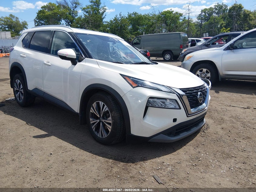 2021 Nissan Rogue VIN JN8AT3BB9MW233734 IAAI salvage auction — SIDE, Salvage Title, sold $5,300 on 2026-07-17 (photo 1)