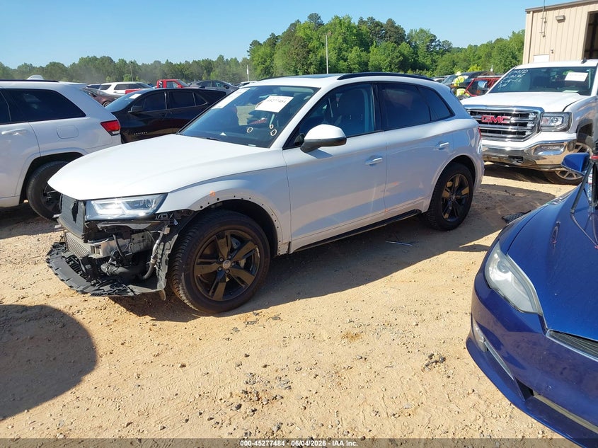 2019 Audi Q5 VIN WA1BNAFY7K2021975 IAAI salvage auction — FRONT END, Salvage Title, sold $8,000 on 2026-07-09 (photo 2)