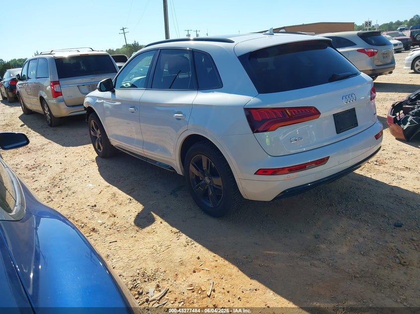 2019 Audi Q5 VIN WA1BNAFY7K2021975 IAAI salvage auction — FRONT END, Salvage Title, sold $8,000 on 2026-07-09 (photo 3)