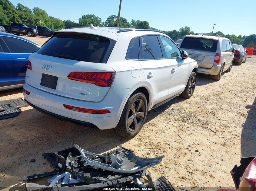2019 Audi Q5 VIN WA1BNAFY7K2021975 IAAI salvage auction — FRONT END, Salvage Title, sold $8,000 on 2026-07-09 (photo 4)