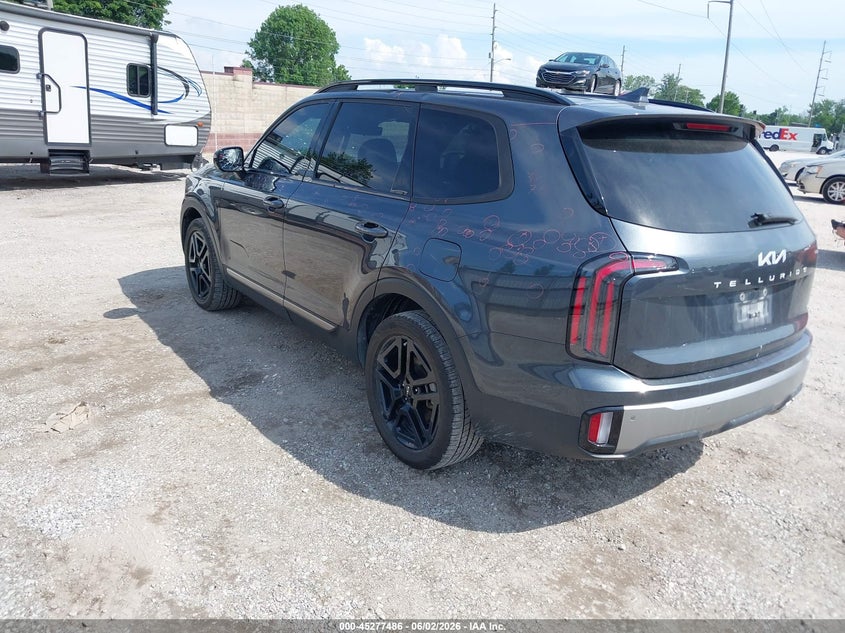 2023 Kia Telluride VIN 5XYP5DGCXPG397180 IAAI salvage auction — HAIL, Salvage Title, sold $21,050 on 2026-07-13 (photo 3)