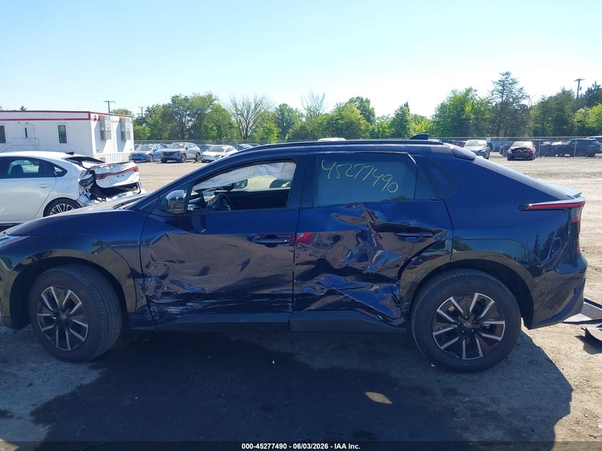 2026 Toyota Bz4x VIN JTMBCAEB9TJ012937 IAAI salvage auction — LEFT SIDE, Salvage Title, sold $15,850 on 2026-08-13 (photo 6)