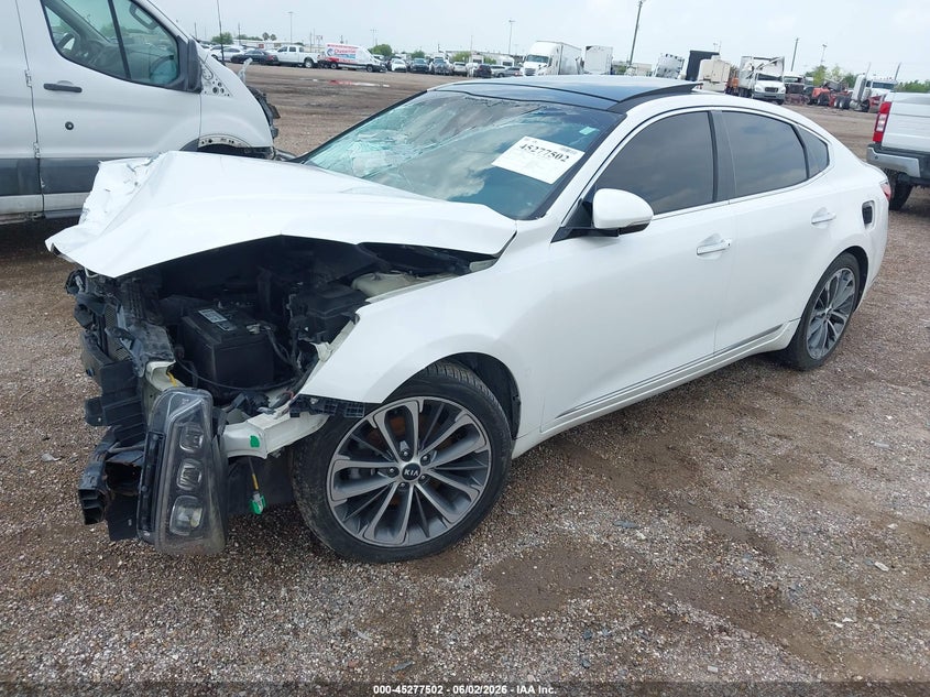 2017 Kia Cadenza VIN KNALC4J14H5060622 IAAI salvage auction — FRONT END, Wait Title, sold $650 on 2026-08-22 (photo 2)