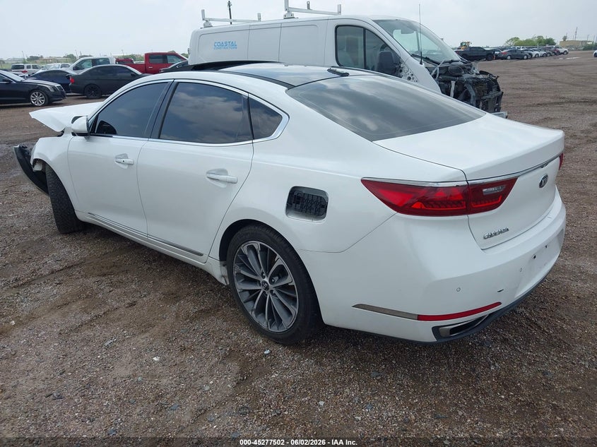 2017 Kia Cadenza VIN KNALC4J14H5060622 IAAI salvage auction — FRONT END, Wait Title, sold $650 on 2026-08-22 (photo 3)