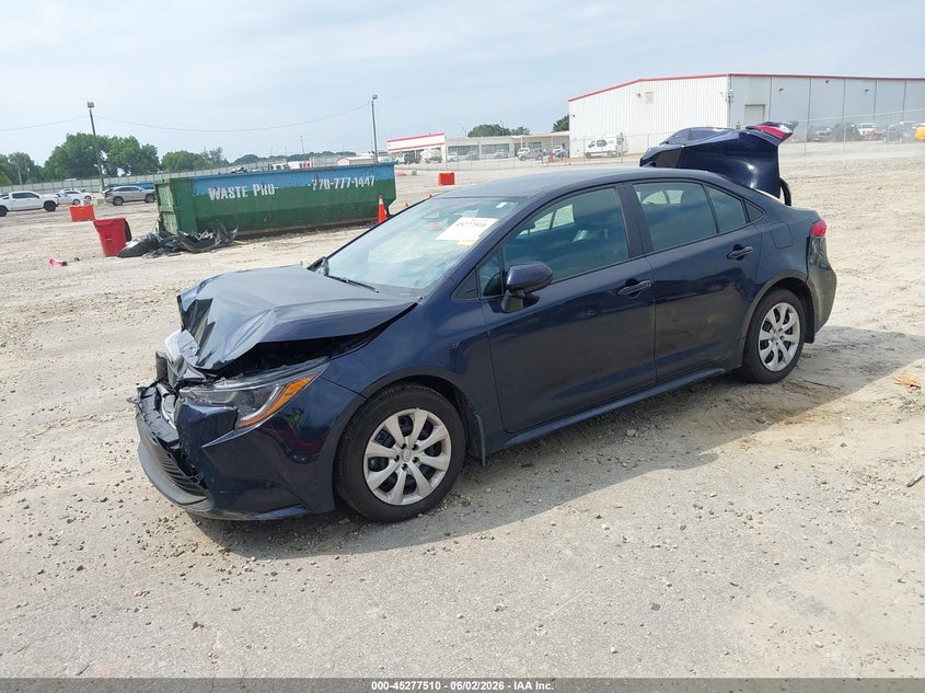 2025 Toyota Corolla VIN 5YFB4MDE8SP311713 IAAI salvage auction — FRONT & REAR, Salvage (Georgia), sold $5,200 on 2026-07-30 (photo 2)