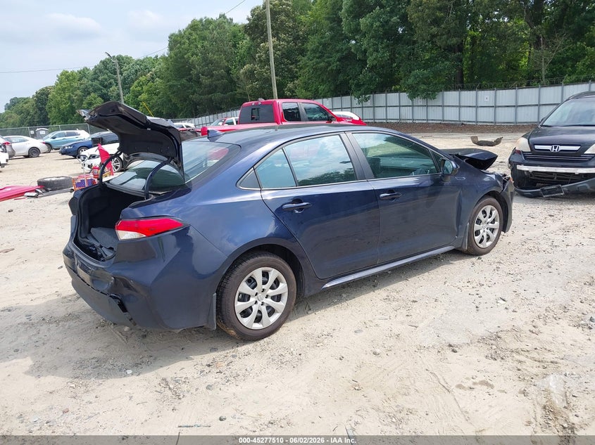 2025 Toyota Corolla VIN 5YFB4MDE8SP311713 IAAI salvage auction — FRONT & REAR, Salvage (Georgia), sold $5,200 on 2026-07-30 (photo 4)