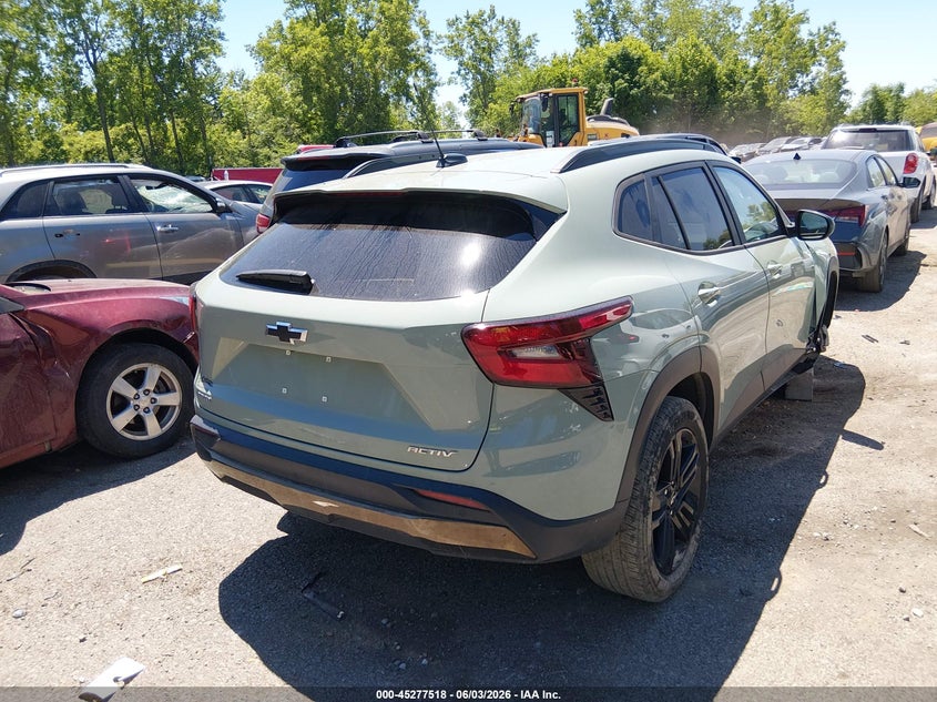 2024 Chevrolet Trax VIN KL77LKE20RC207105 IAAI salvage auction — RIGHT FRONT, Salvage Title, sold $7,400 on 2026-07-17 (photo 4)