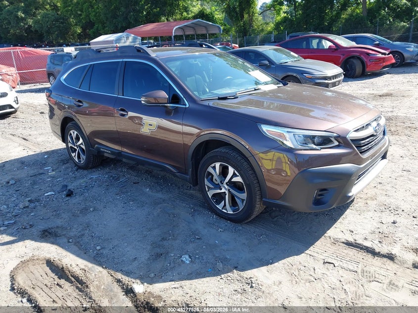 2021 Subaru Outback VIN 4S4BTAMC2M3169771 IAAI salvage auction — LEFT REAR, Salvage (Georgia), sold $5,100 on 2026-07-26 (photo 1)