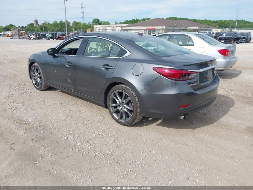 2017 Mazda 6 VIN JM1GL1W56H1139019 IAAI salvage auction — HAIL, Salvage Title, sold $7,575 on 2026-07-07 (photo 3)