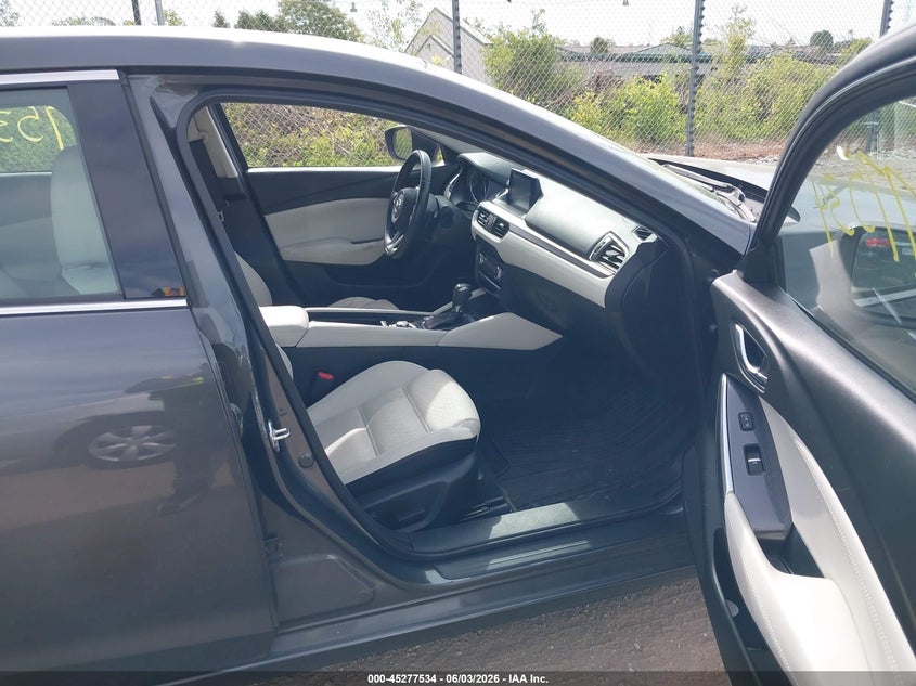 2017 Mazda 6 VIN JM1GL1W56H1139019 IAAI salvage auction — HAIL, Salvage Title, sold $7,575 on 2026-07-07 (photo 5)