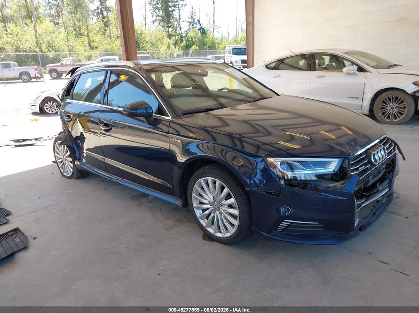 2018 Audi A3 VIN WAUTPBFF0JA062636 IAAI salvage auction — FRONT & REAR, Salvage Title, sold $1,250 on 2026-07-29 (photo 1)