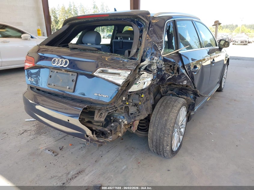 2018 Audi A3 VIN WAUTPBFF0JA062636 IAAI salvage auction — FRONT & REAR, Salvage Title, sold $1,250 on 2026-07-29 (photo 6)