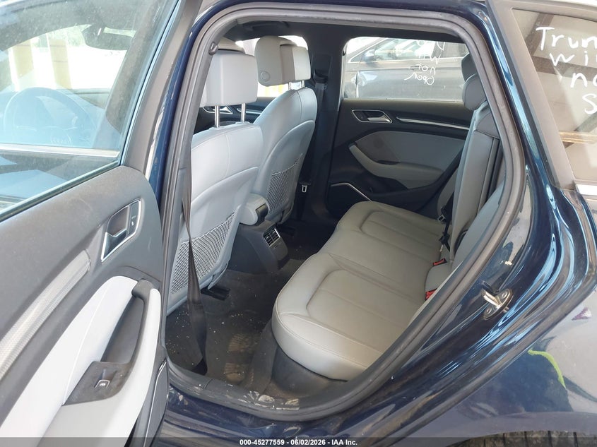 2018 Audi A3 VIN WAUTPBFF0JA062636 IAAI salvage auction — FRONT & REAR, Salvage Title, sold $1,250 on 2026-07-29 (photo 8)