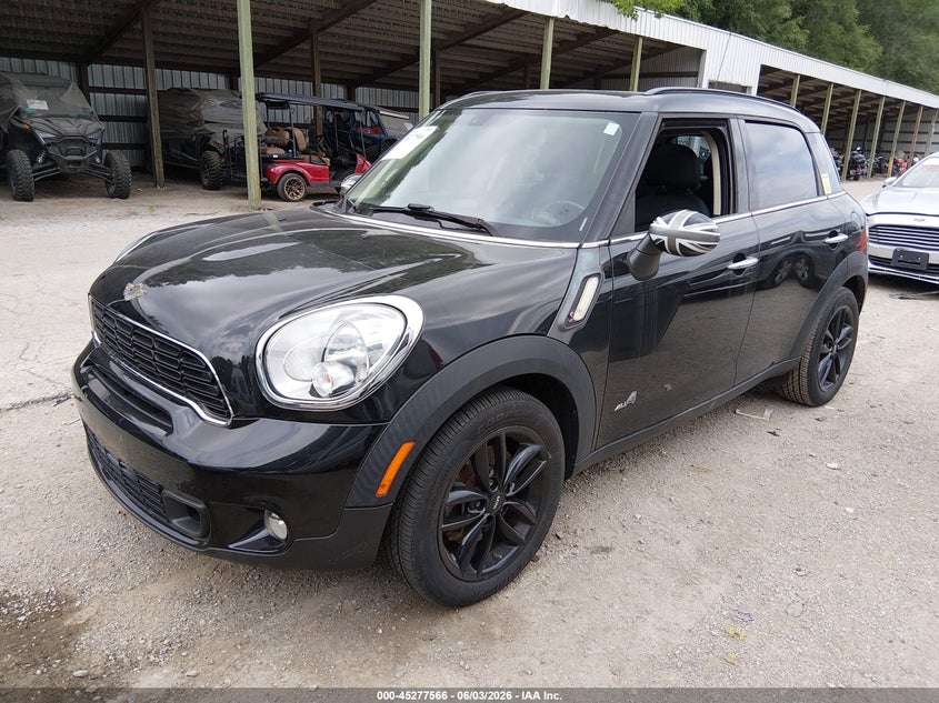 2014 Mini Countryman VIN WMWZC5C59EWP41428 IAAI salvage auction — WATER/FLOOD, Salvage Title, sold $600 on 2026-07-29 (photo 2)