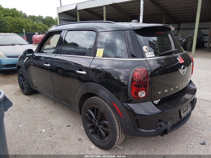 2014 Mini Countryman VIN WMWZC5C59EWP41428 IAAI salvage auction — WATER/FLOOD, Salvage Title, sold $600 on 2026-07-29 (photo 3)