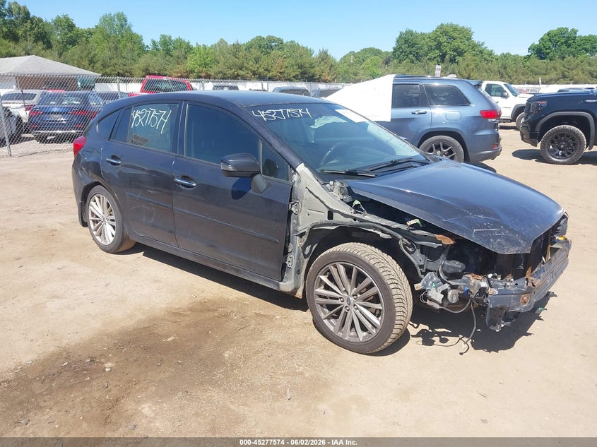 2015 Subaru Impreza VIN JF1GPAM62FH210873 IAAI salvage auction — FRONT END, Salvage Title, sold $225 on 2026-07-23 (photo 1)