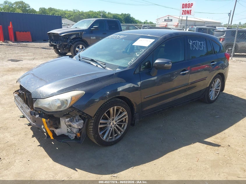 2015 Subaru Impreza VIN JF1GPAM62FH210873 IAAI salvage auction — FRONT END, Salvage Title, sold $225 on 2026-07-23 (photo 2)
