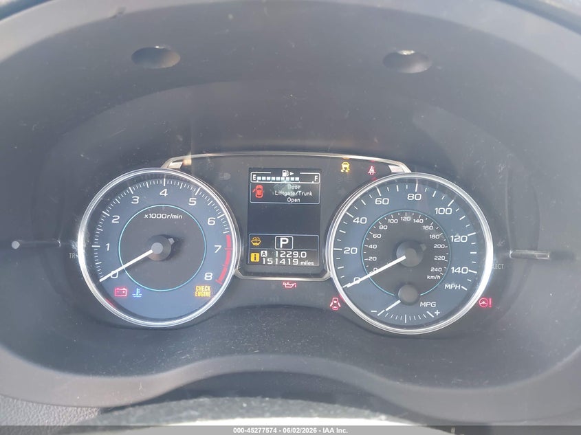2015 Subaru Impreza VIN JF1GPAM62FH210873 IAAI salvage auction — FRONT END, Salvage Title, sold $225 on 2026-07-23 (photo 7)