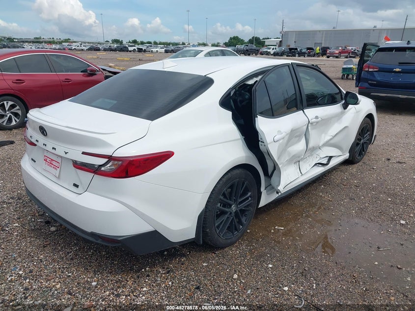 2026 Toyota Camry VIN 4T1DAACK4TU220350 IAAI salvage auction — RIGHT SIDE, Original (Texas), sold $11,000 on 2026-07-30 (photo 4)