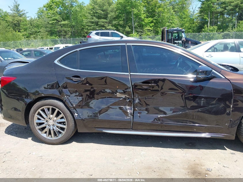 2018 Acura Tlx VIN 19UUB3F70JA000062 IAAI salvage auction — SIDE, Salvage (Massachusetts), sold $2,200 on 2026-07-25 (photo 6)