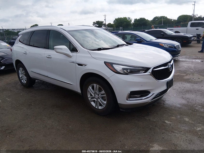 2018 Buick Enclave VIN 5GAEVBKWXJJ180685 IAAI salvage auction — HAIL, Salvage Title, sold $5,500 on 2026-07-10 (photo 1)