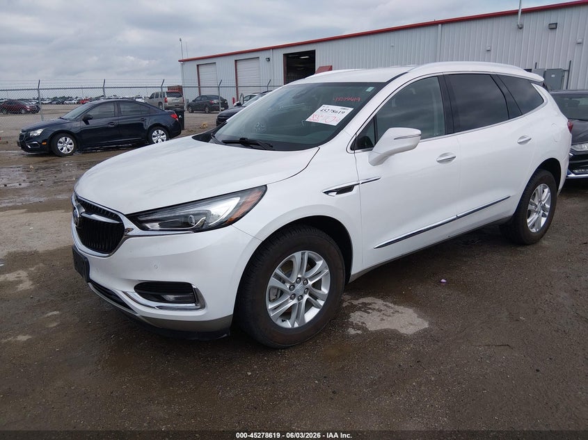 2018 Buick Enclave VIN 5GAEVBKWXJJ180685 IAAI salvage auction — HAIL, Salvage Title, sold $5,500 on 2026-07-10 (photo 2)