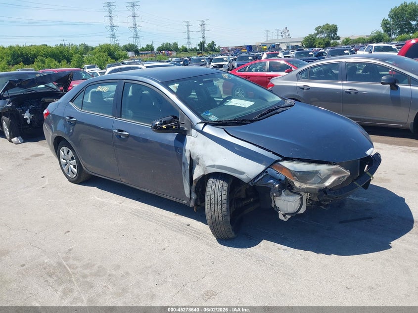 2015 Toyota Corolla VIN 5YFBURHE6FP270950 IAAI salvage auction — NORMAL WEAR, Clear (Illinois), sold $1,925 on 2026-07-06 (photo 1)