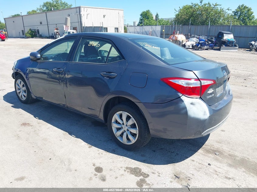 2015 Toyota Corolla VIN 5YFBURHE6FP270950 IAAI salvage auction — NORMAL WEAR, Clear (Illinois), sold $1,925 on 2026-07-06 (photo 3)