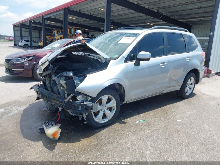 2015 Subaru Forester VIN JF2SJADC6FH483053 IAAI salvage auction — FRONT END, Salvage Title, sold $275 on 2026-07-16 (photo 2)