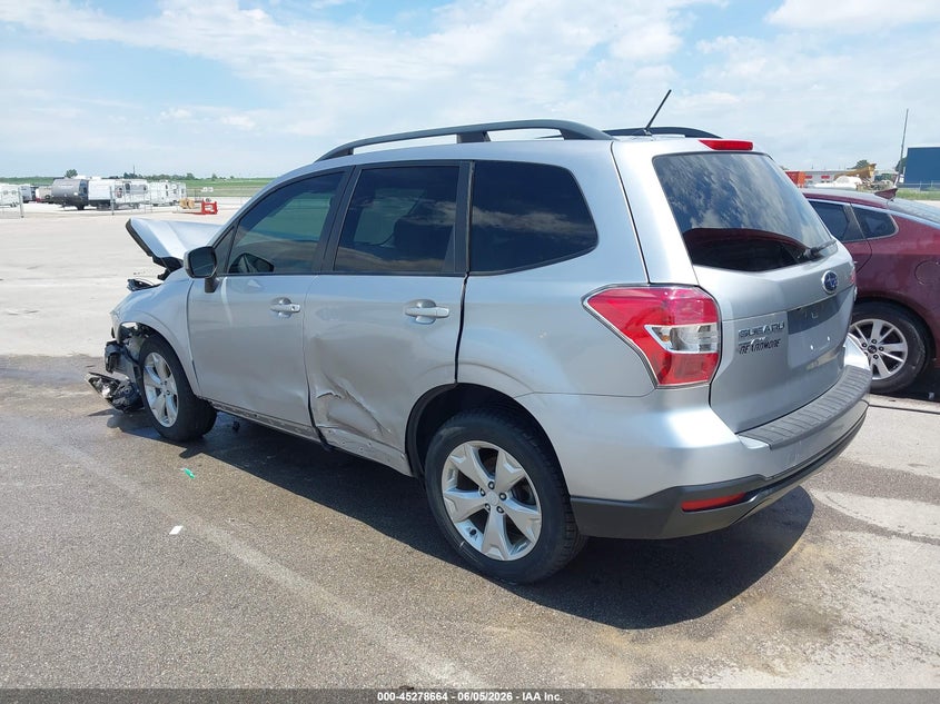 2015 Subaru Forester VIN JF2SJADC6FH483053 IAAI salvage auction — FRONT END, Salvage Title, sold $275 on 2026-07-16 (photo 3)