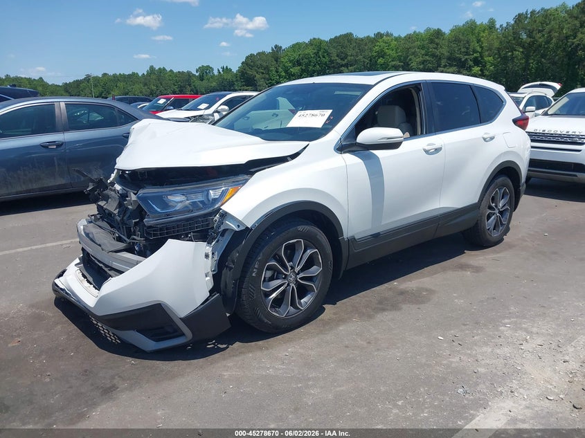 2022 Honda Cr-v VIN 7FARW1H57NE024725 IAAI salvage auction — FRONT END, Salvage Title, sold $11,150 on 2026-07-15 (photo 2)