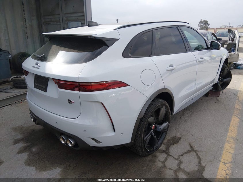 2021 Jaguar F-pace VIN SADCZ2EE2MA680944 IAAI salvage auction — FRONT END, Salvage (South Carolina), sold $425 on 2026-07-29 (photo 4)